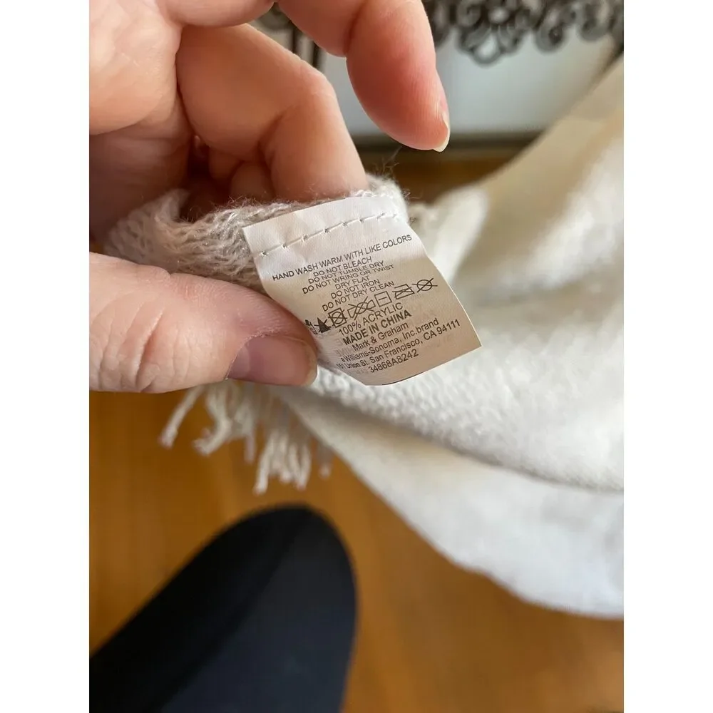 Williams Sonoma Mark and Graham Colorblock Throw